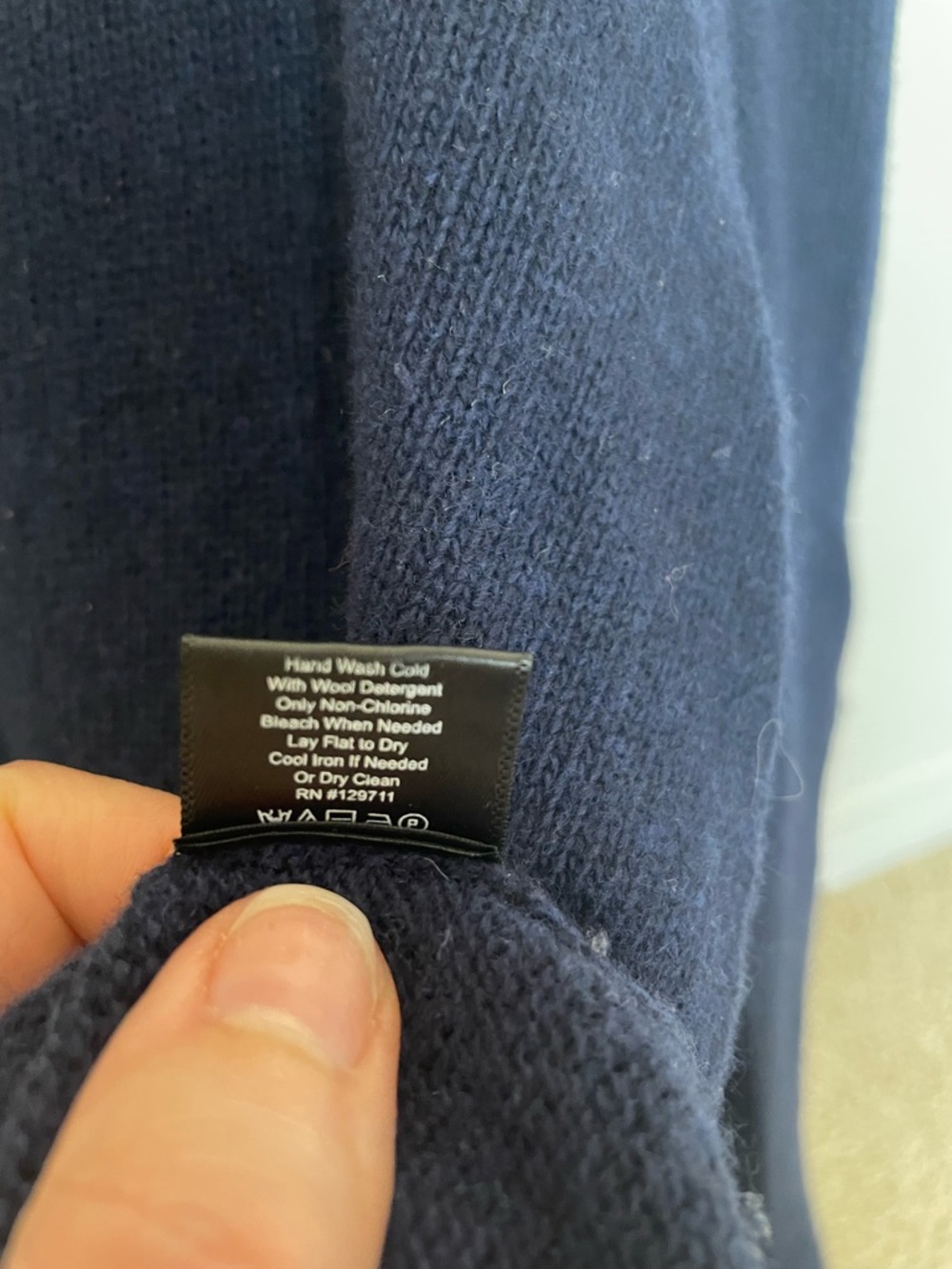Jenni Kayne Everyday Sweater | Navy | Size S - Picture 6 of 8